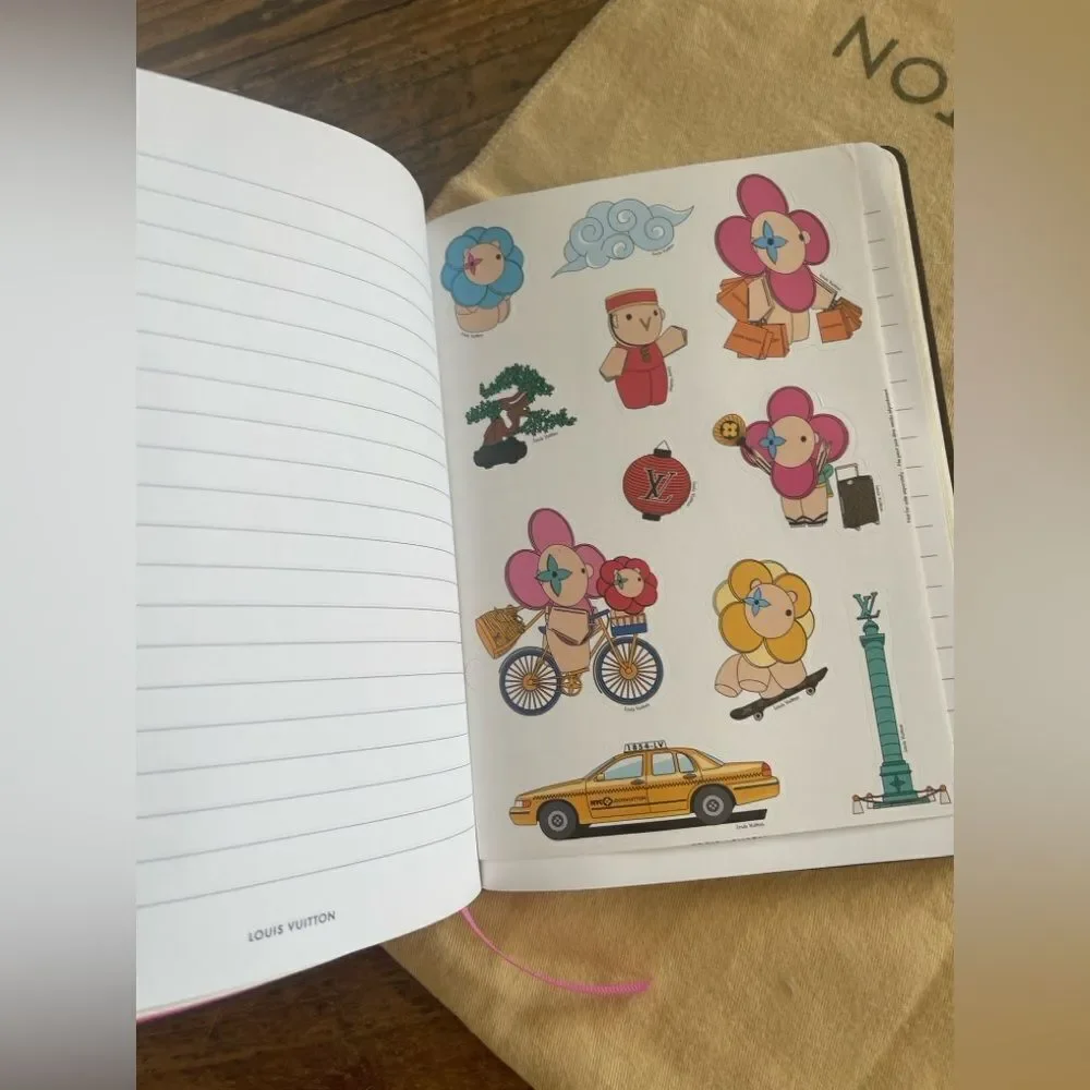 Louis Vuitton Vivienne Paris Travel Notebook – Limited Edition w/ Stickers